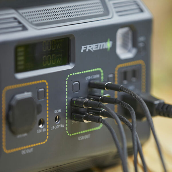 Fremo X300 Portable Power Station, Safest Outdoor Solar GeneratorFremo